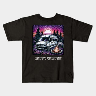 Happy camper sprinter van Kids T-Shirt